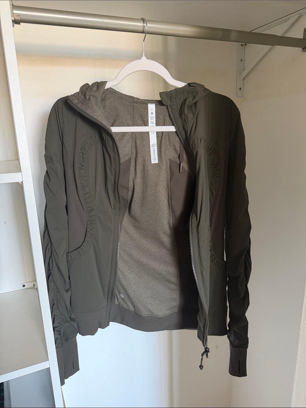lululemon athletica Olive Green Dance Studio Jacket